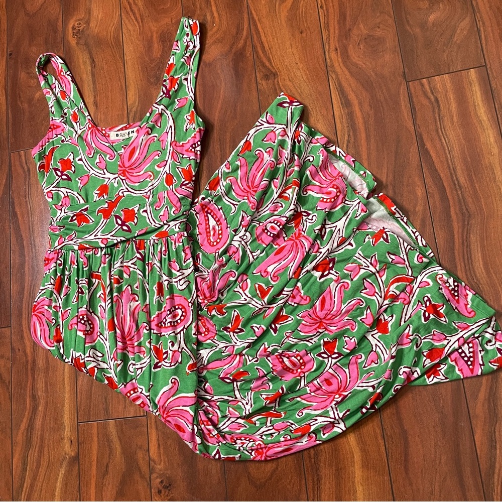 Boden Botanic Vine Soft Jersey Dress - Picture 8 of 10